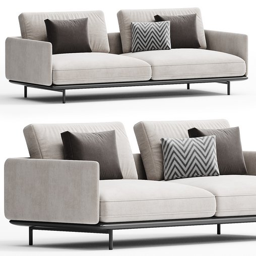 ROLF BENZ 536 LIV SMART Fabric sofa By Rolf Benz