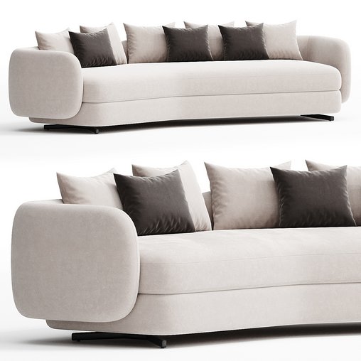 SAINT-GERMAIN Fabric sofa By Poliform