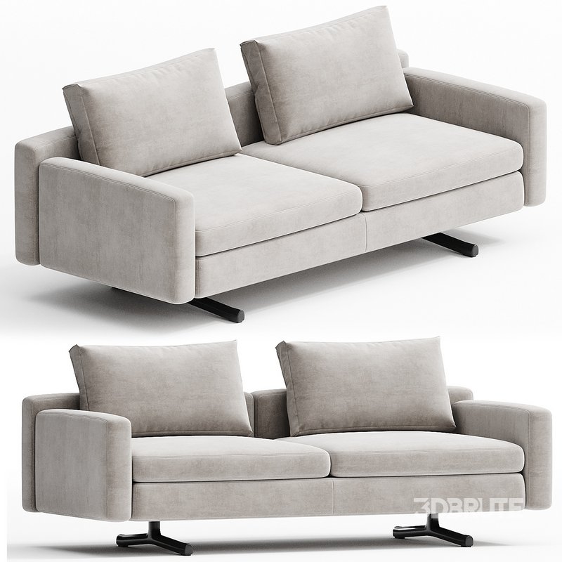 IN THE MOOD 2 seater sofa By Poltrona Frau