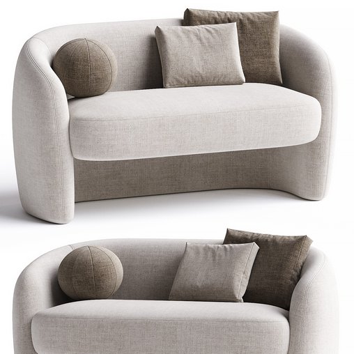 Kearney 60.62” Upholstered Loveseat