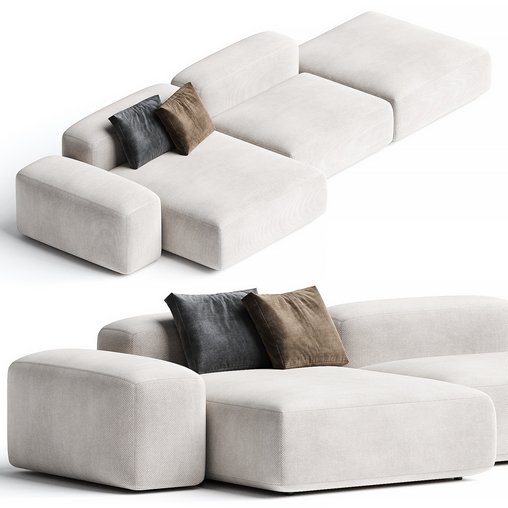 PLUS Outdoor island sofa