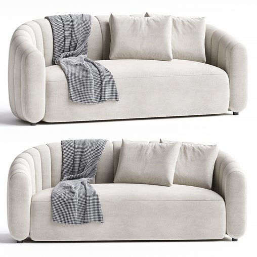 FITZ LOVESEAT WOOLY SAND