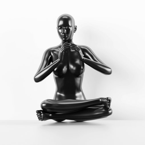 Female Meditation Pose statue