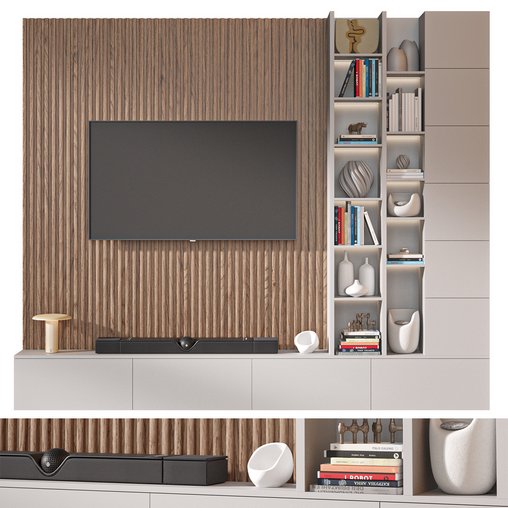 TV wall set 02