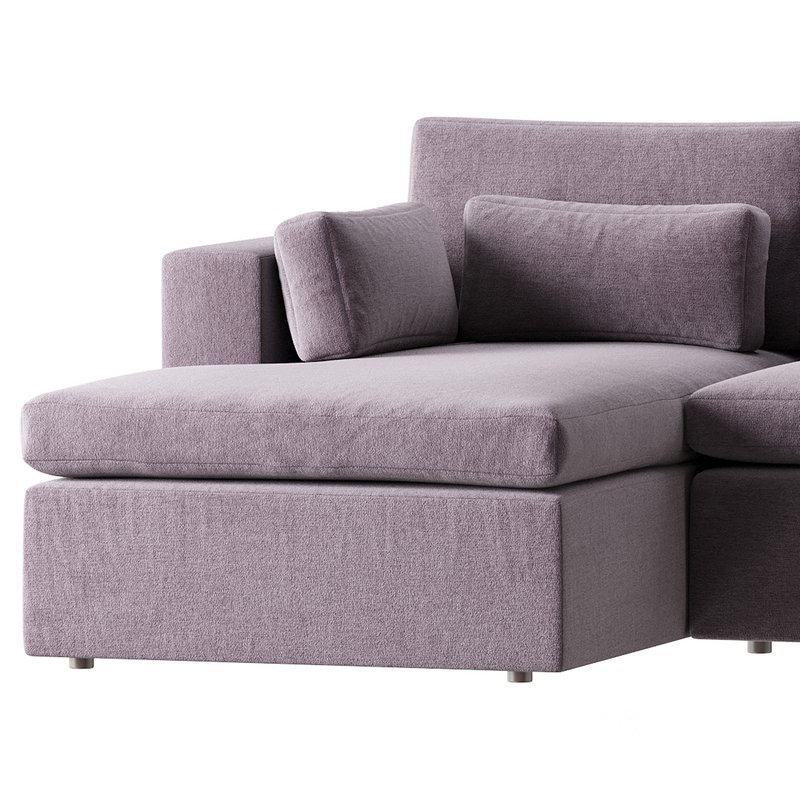 Harmony Modular Sofa 3d model Buy Download 3dbrute