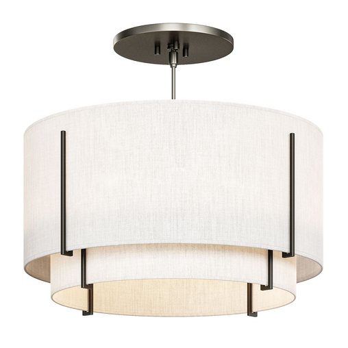 Exos Small Double Shade Semi Flush