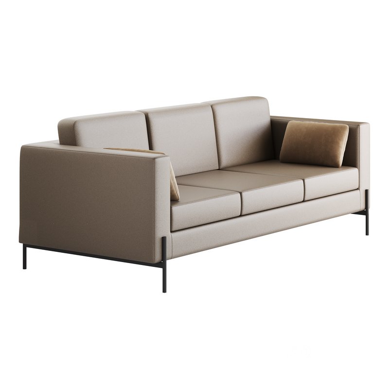 Branch Sofa 3d model Buy Download 3dbrute