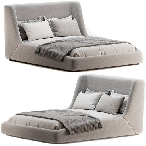 Paloma Bed Sattley Fog