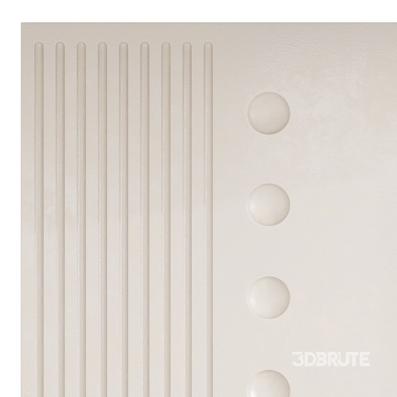 Decorative Wall panel 76 3d model Buy Download 3dbrute