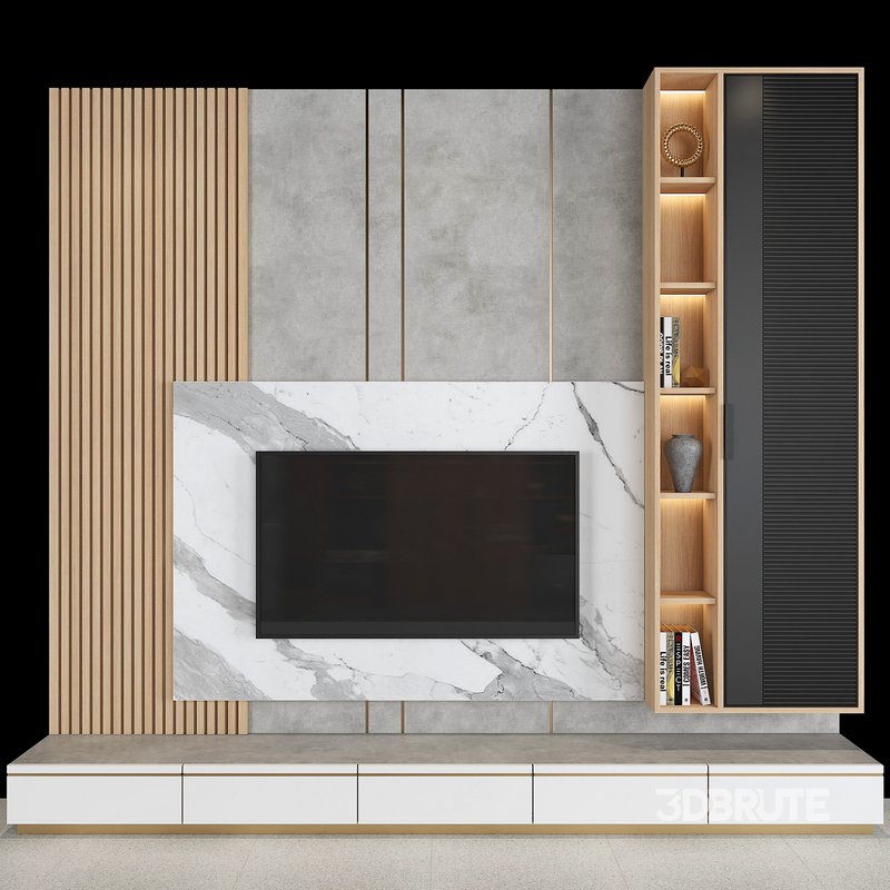 TV WALL SET 04