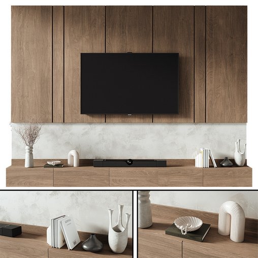 Tv wall set 013