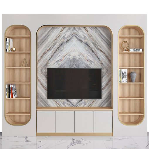 TV Wall Decor Set 03