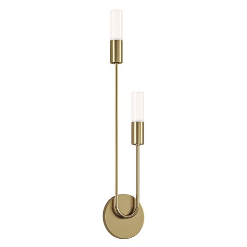 Modern Mid Century Brass Wall Sconces