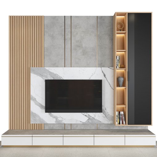 TV WALL SET 04