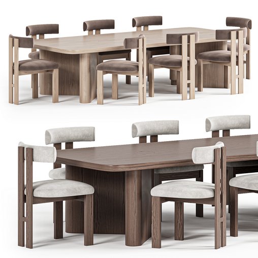 Tabmi Dining Table,Hygiea Chair