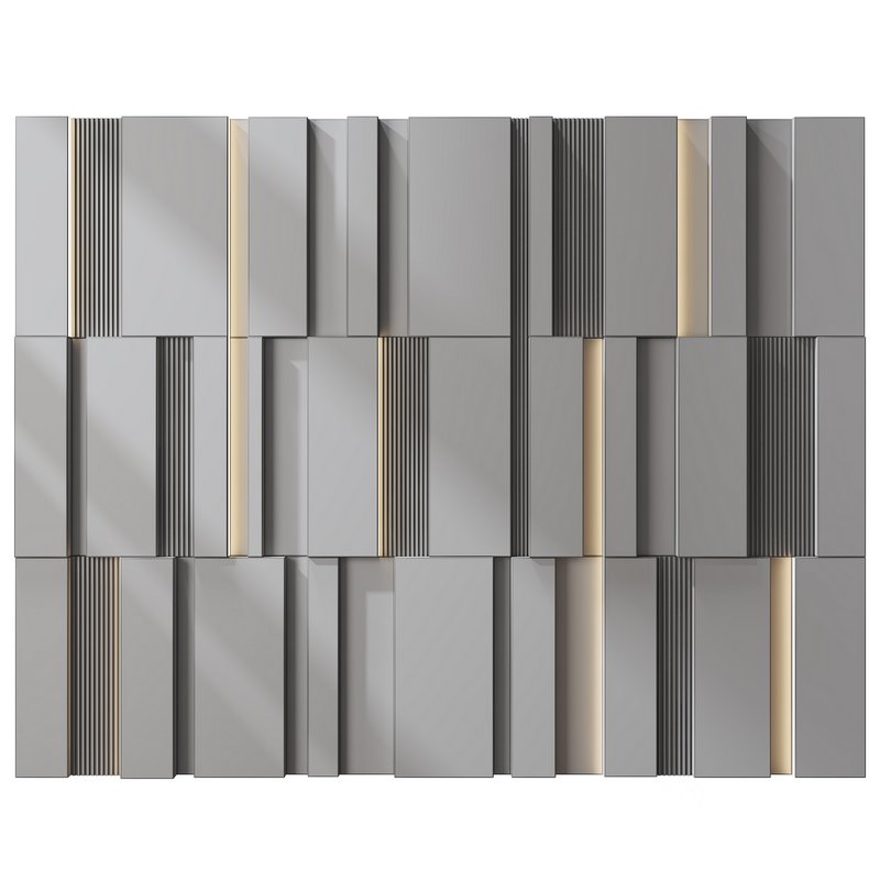 Wall Panel Decor 87 3d model Buy Download 3dbrute