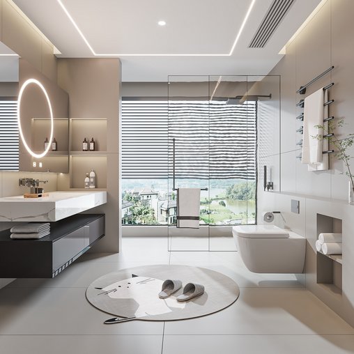 Modern bathroom