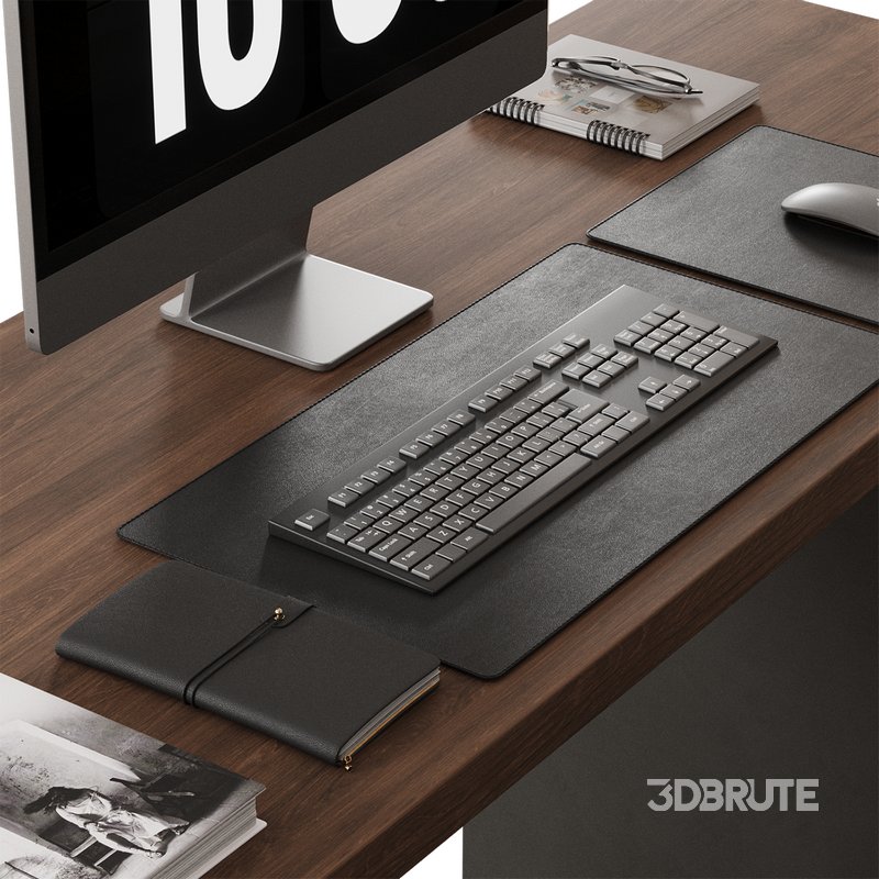 workplace 014 3d model Buy Download 3dbrute