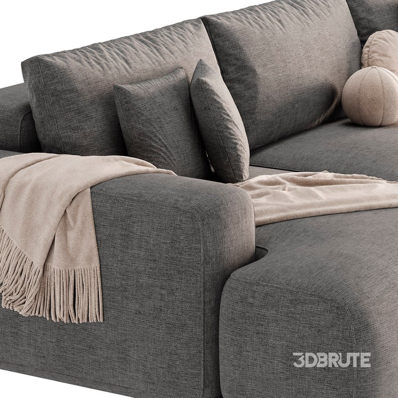 Grant Sofa 3d model Buy Download 3dbrute