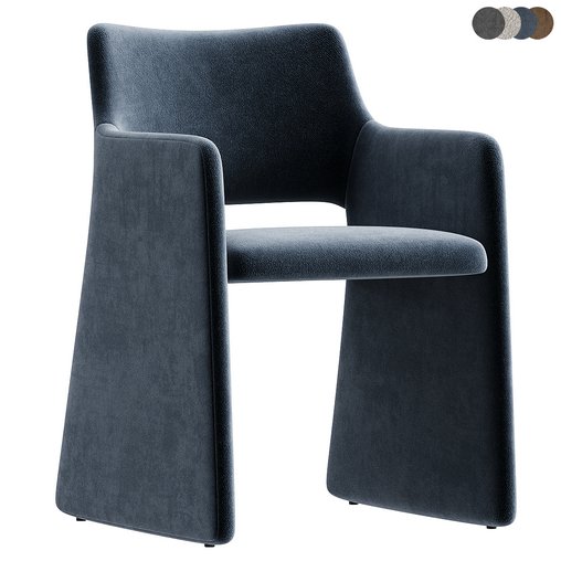 Uluwatu Dining Chair in Brussels Velvet