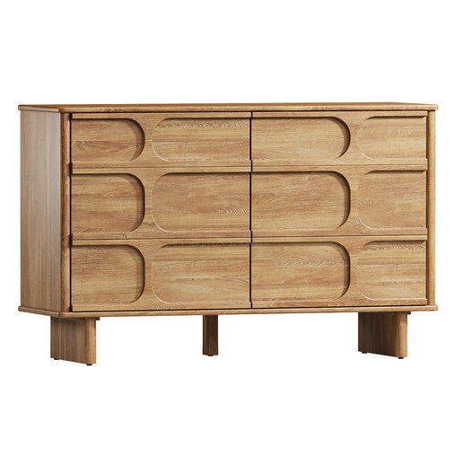 Wes Wood 6-Drawer Kids Dresser