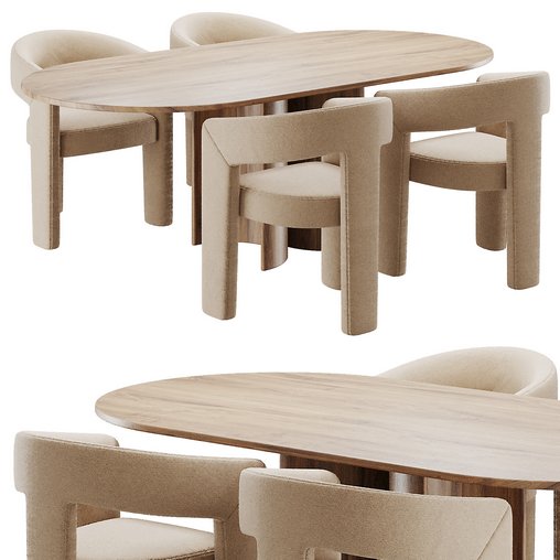 Dinning chair and table121