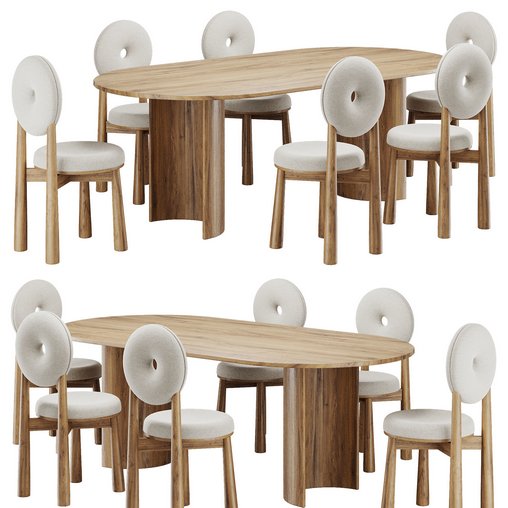 Dinning chair and table118