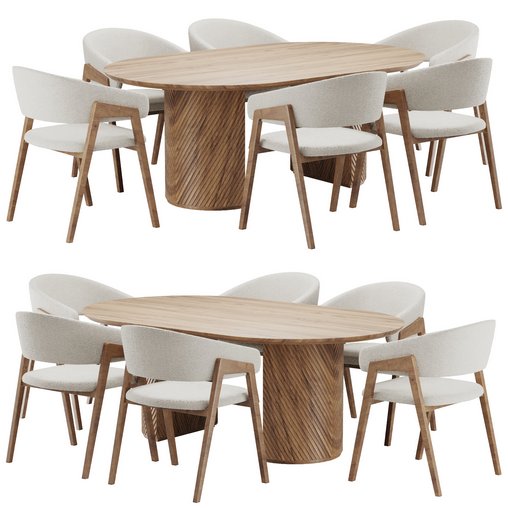 Dinning chair and table set110