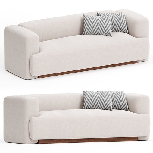 TERRAIN IVORY BOUCLE SOFA