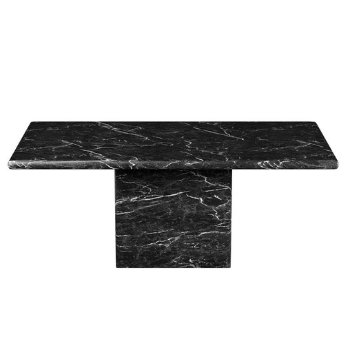 Nero Marquina Marble Dining Table Stone 3d model Download  Buy 3dbrute