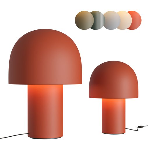STONE Mushroom Table Lamp by SIMIG Light 3d model Download  Buy 3dbrute