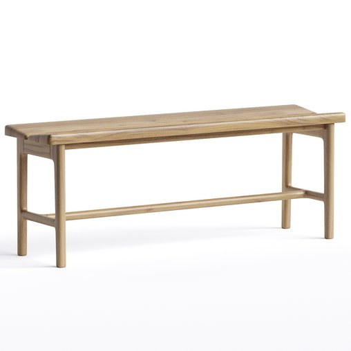 Handmade oak dining table bench