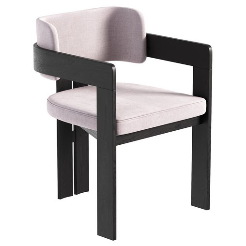 Chair Theodore Velvet Gray