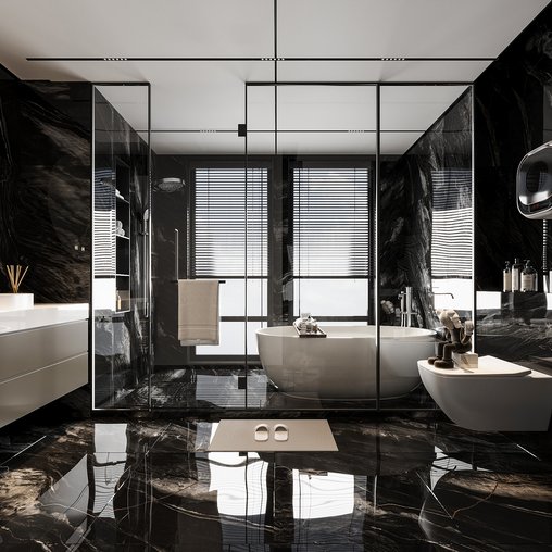 Modern bathroom