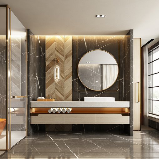 Modern bathroom