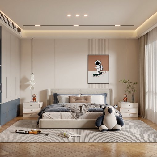 Modern bedroom