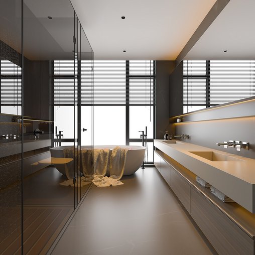 Modern bathroom