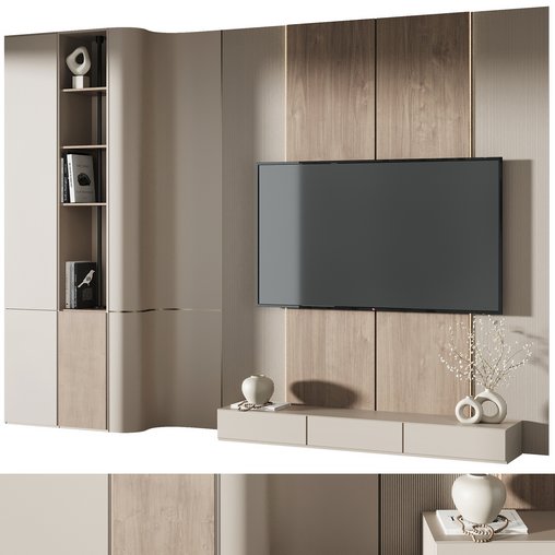 TV wall decor set17