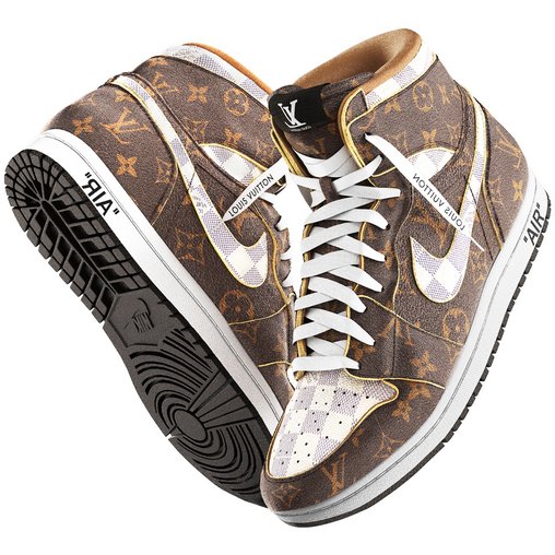 jordan retro 1 louis vuitton