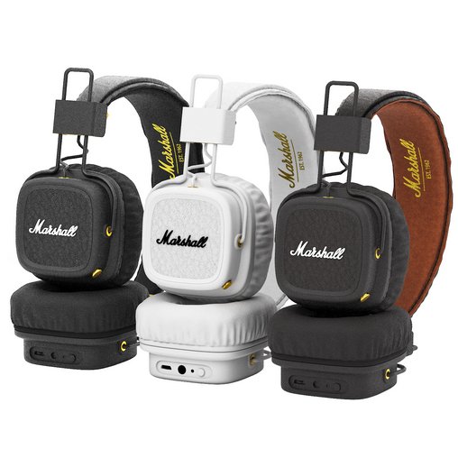 marshall Major two Bluetooth headphones