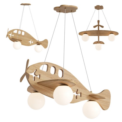 Airplane Pendant Lamp by Vakkerlight