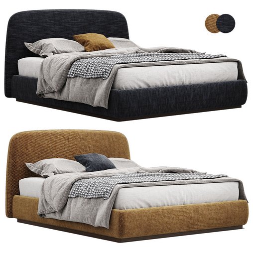 Alhome Velvet Bed