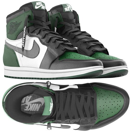 air jordan 1 retro high pine green