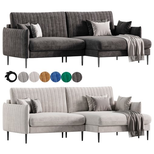 Svaut velvet Sofa