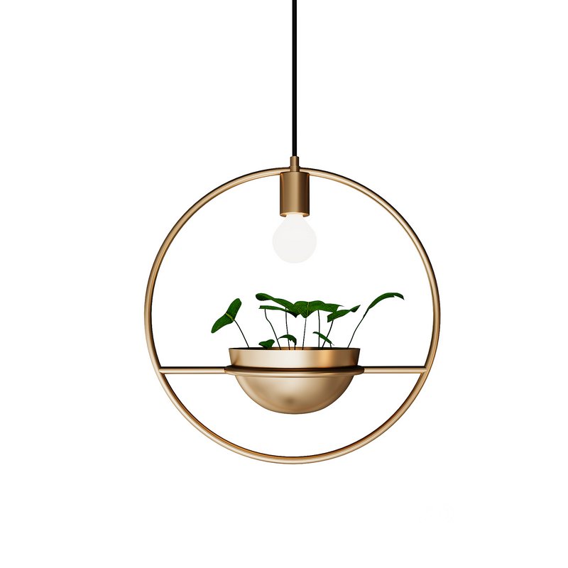 Gold-Pendant lamp