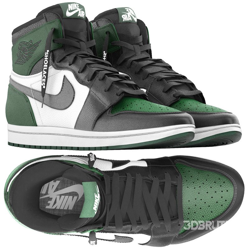 air jordan 1 retro high pine green