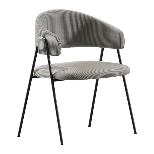 Chair Kolins Velvet Grey