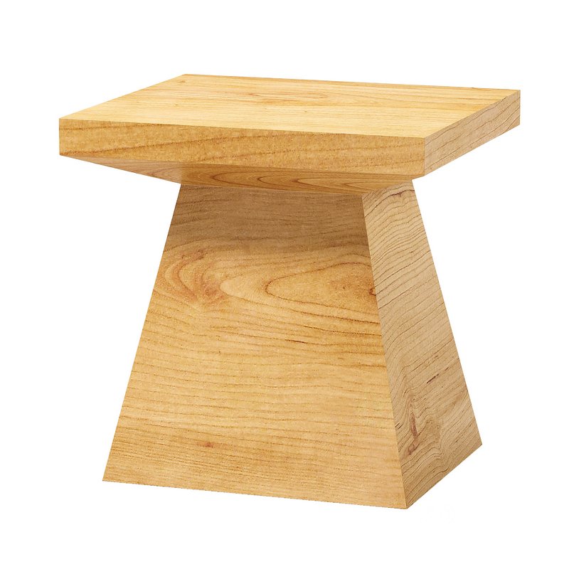 Modern Side Table in Natural Oak