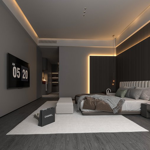 Modern bedroom