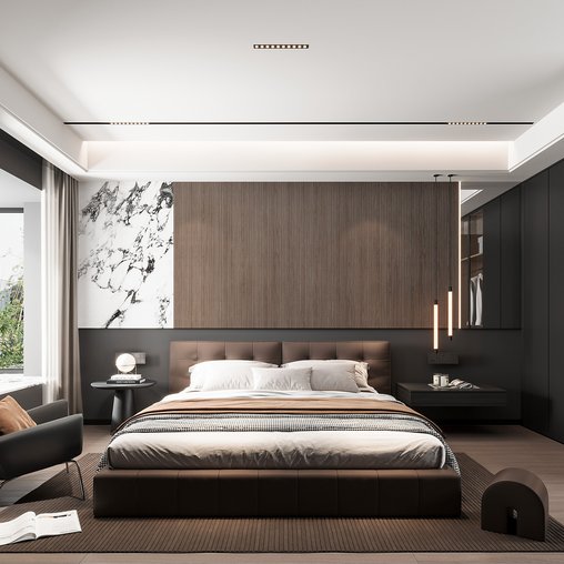 Modern bedroom